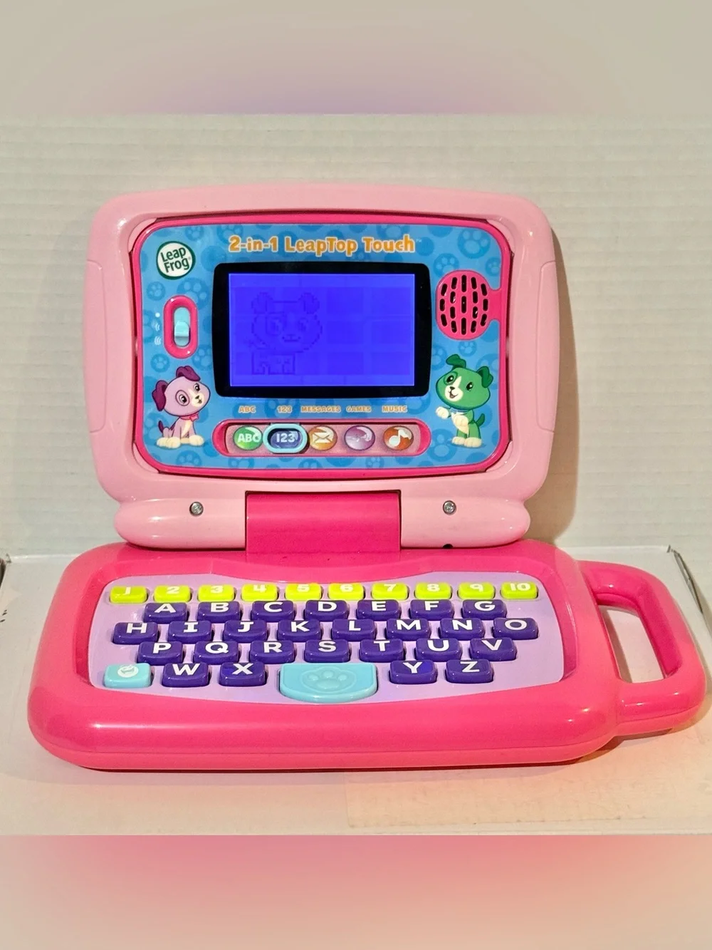 LeapFrog 2in1 LeapTop Touch Pink ⭐️EUC⭐️ TESTED